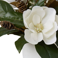 Thumbnail for 37cm Potted Faux Magnolia Mix Arrangement