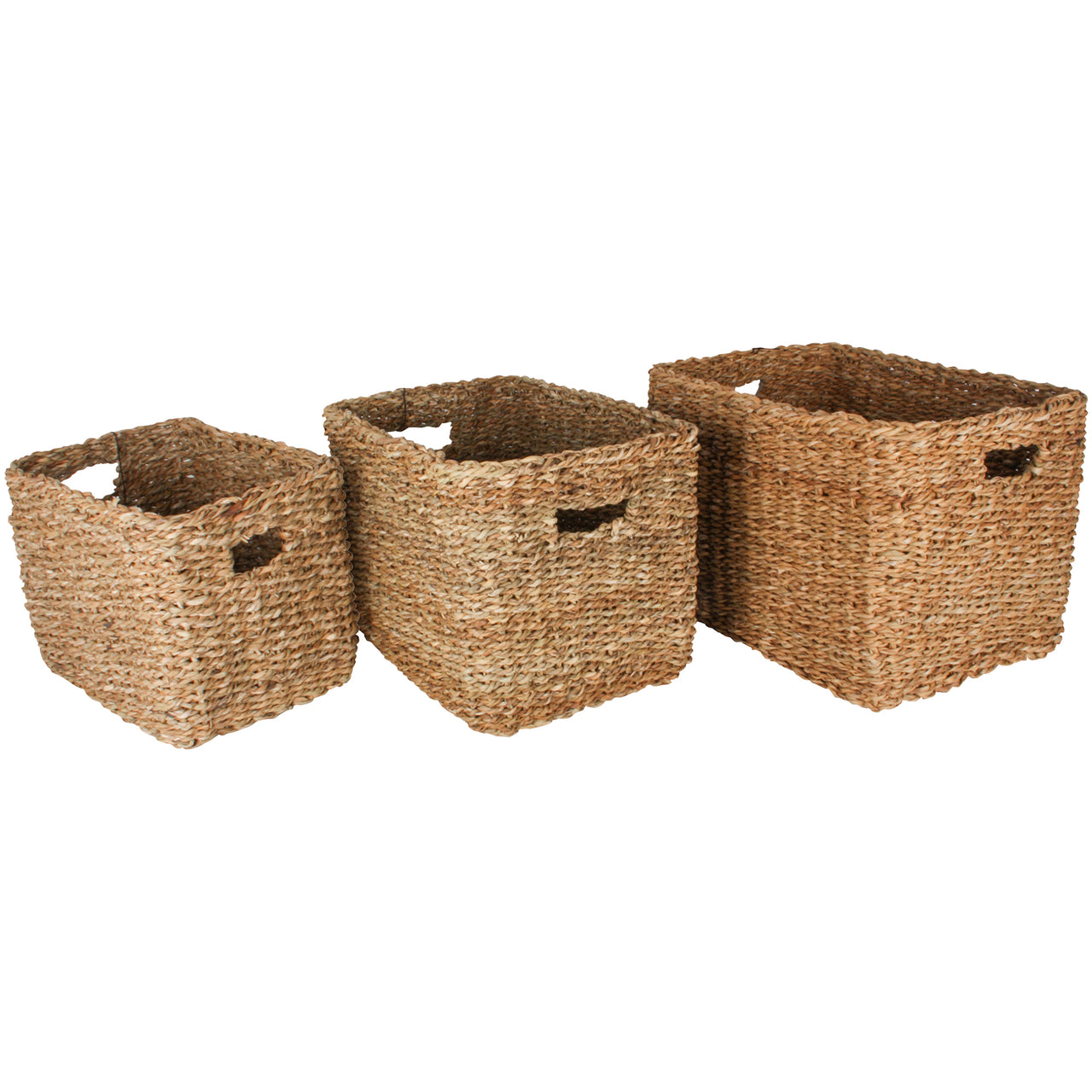 3 Piece Iluka Seagrass Basket Set