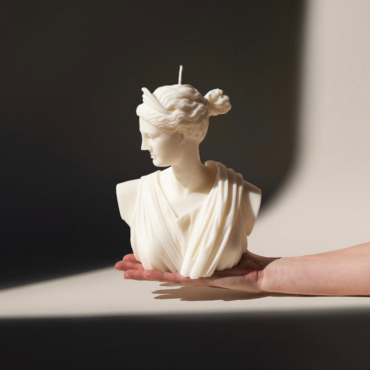 Artemis Bust Sculpture Soy-Blend Candle
