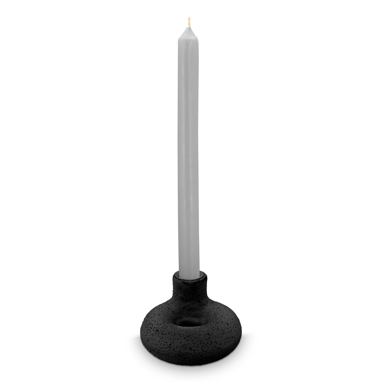 10cm Black Ecomix Candle Holder