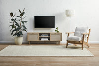 Thumbnail for Coila Solid Oak & Linen Leisure Armchair