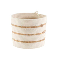 Thumbnail for Cylinder Cotton & Jute Rope Basket