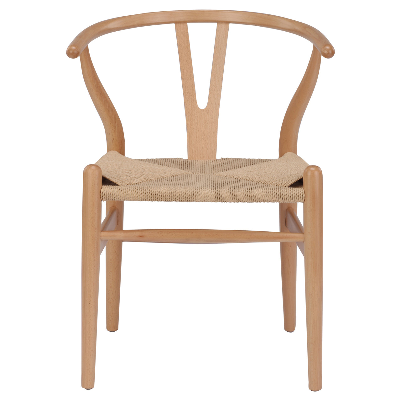 Natural Hans Wegner Replica Wishbone Chairs (Set of 2)