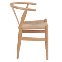 Thumbnail for Natural Hans Wegner Replica Wishbone Chairs (Set of 2)