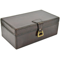 Thumbnail for Medium Leather Box with Stirrup