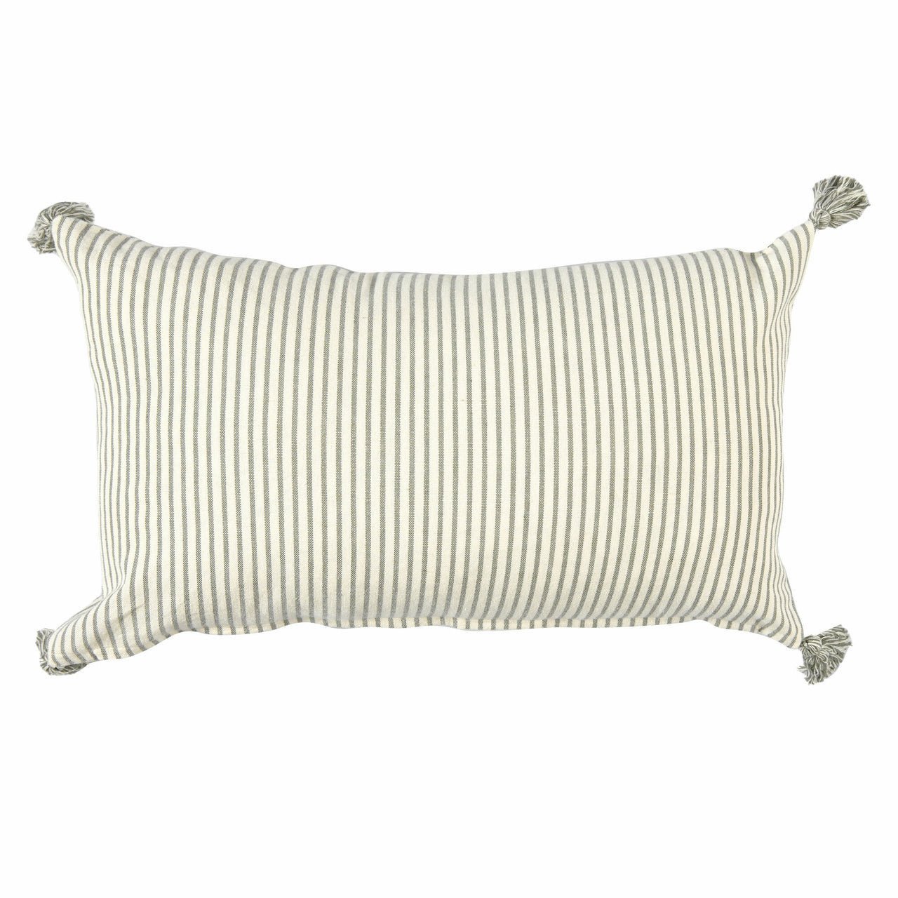 Poppy Cotton Cushion with Tassels