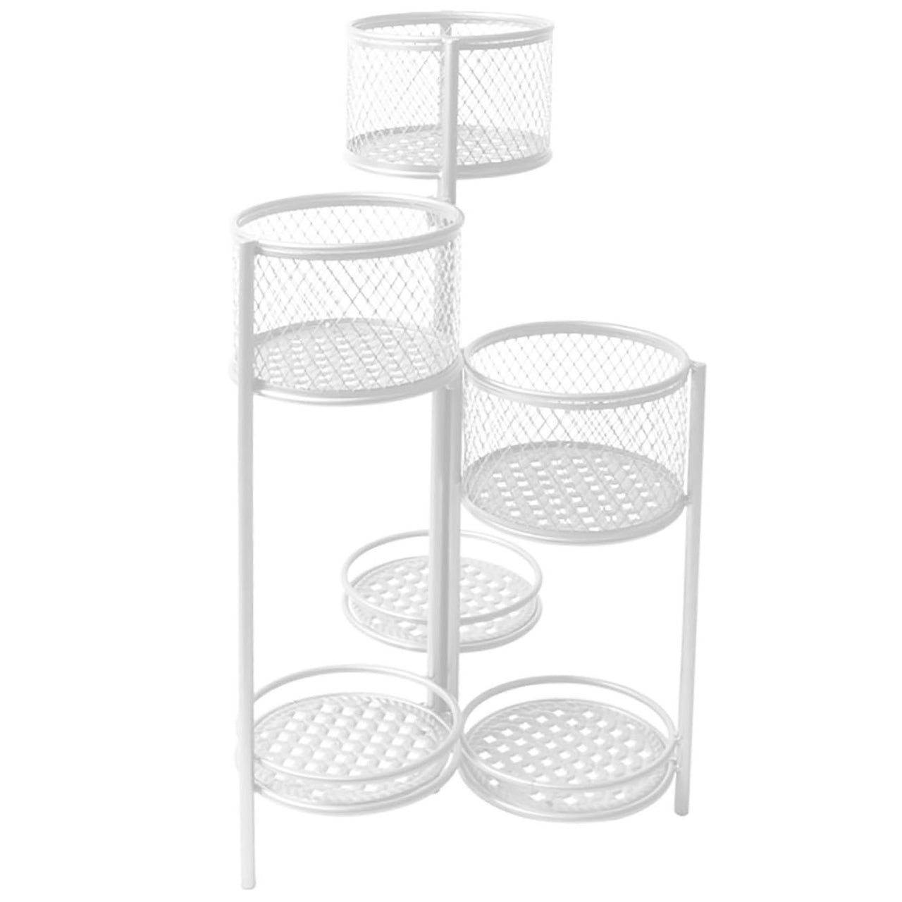 Rotatable Tier Metal Plant Stand