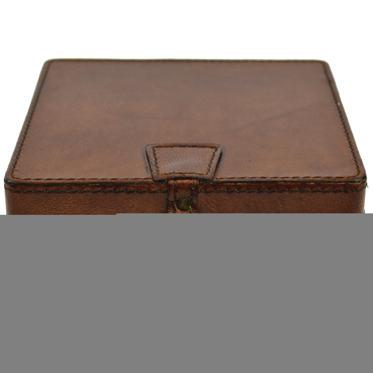 Small Leather Box with Stirrup