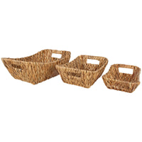Thumbnail for 3 Piece Hyace Water Hyacinth Basket Set
