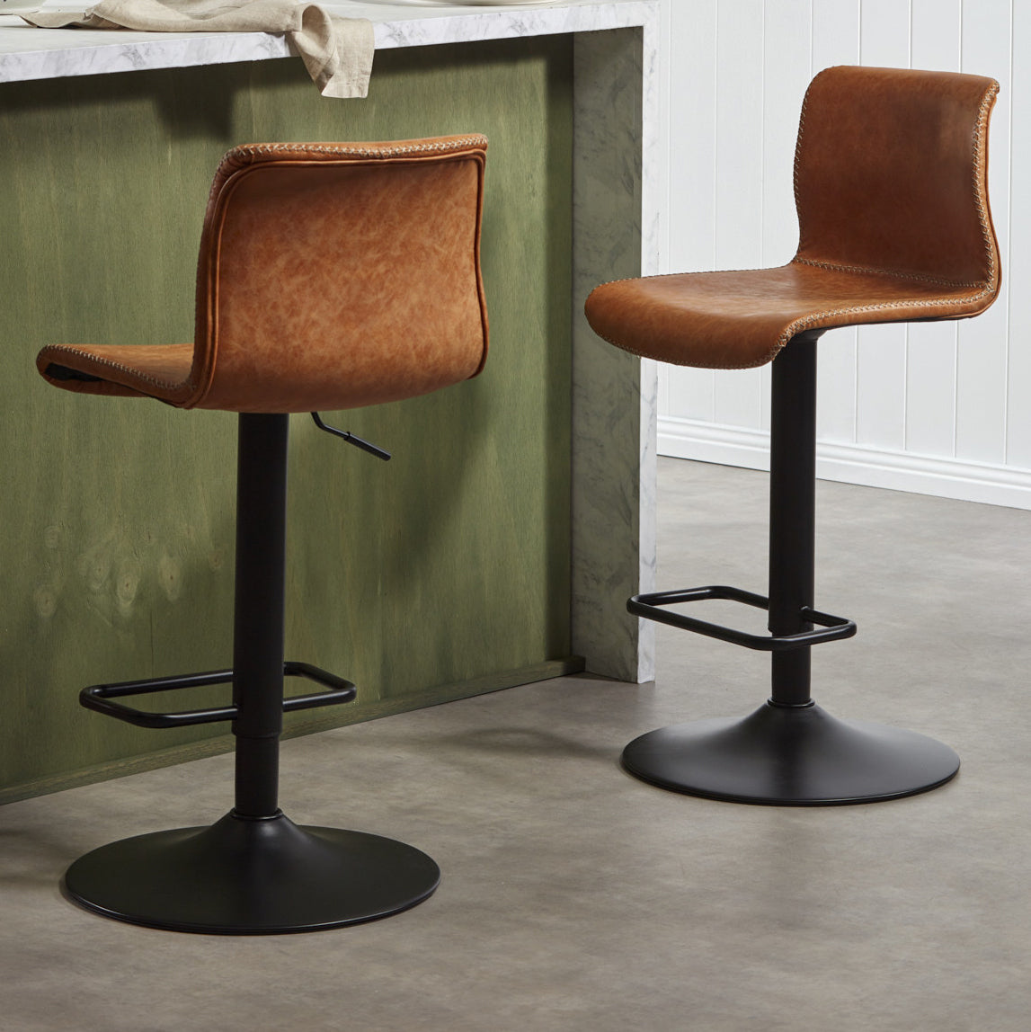 Boston Adjustable Barstools (Set of 2)