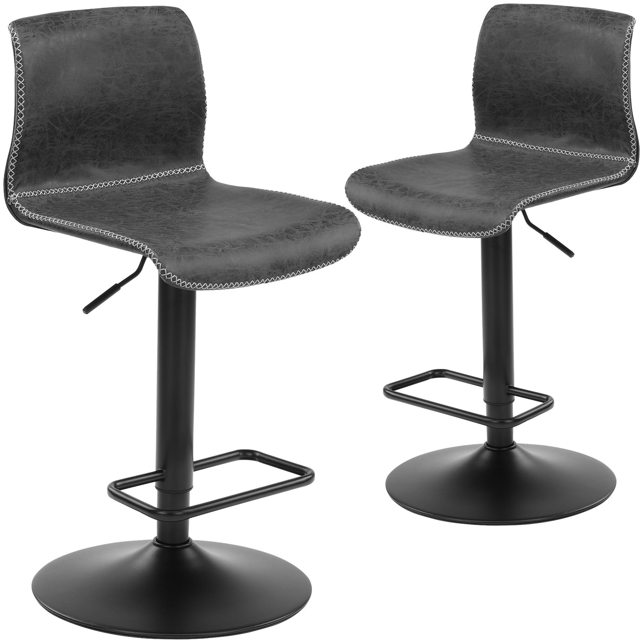 Boston Adjustable Barstools (Set of 2)