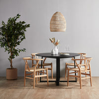 Thumbnail for Natural Hans Wegner Replica Wishbone Chairs (Set of 2)