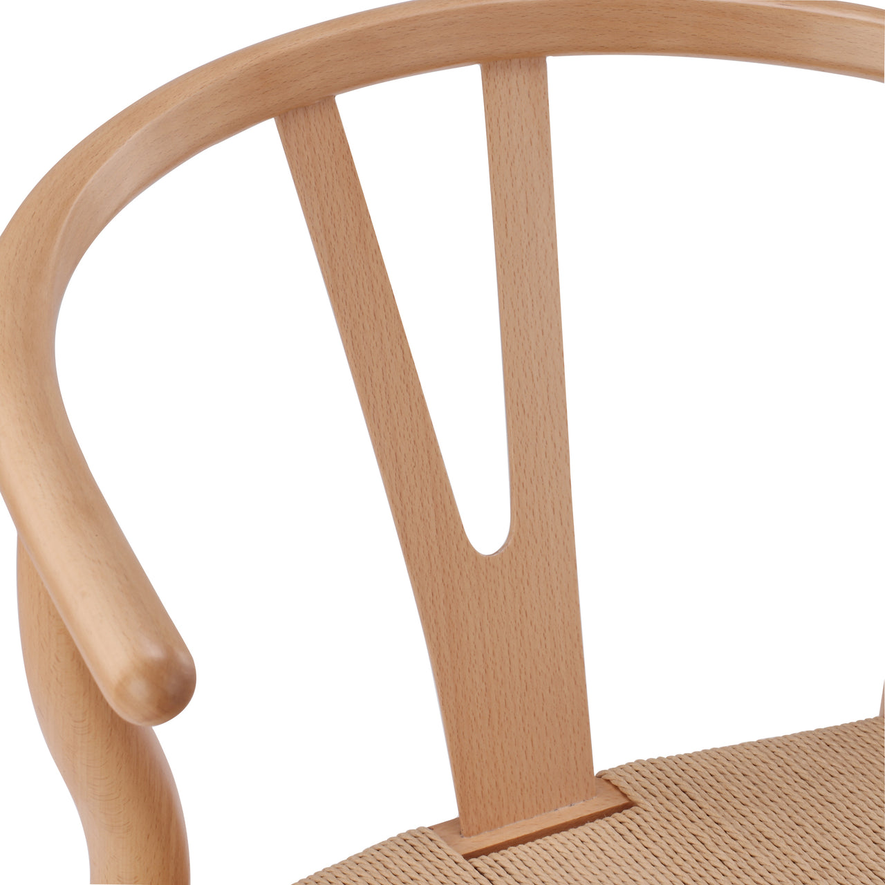 Natural Hans Wegner Replica Wishbone Chairs (Set of 2)